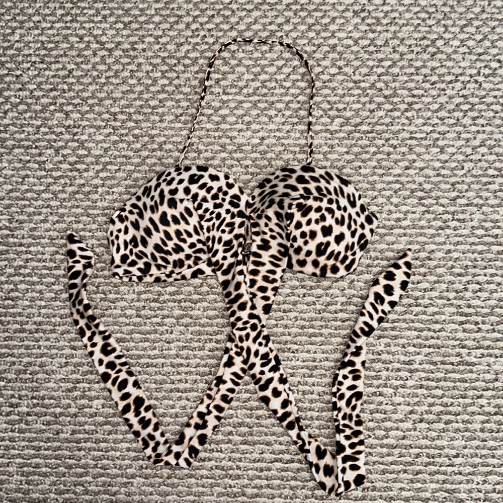 Pink Padded Bathing Suit Top